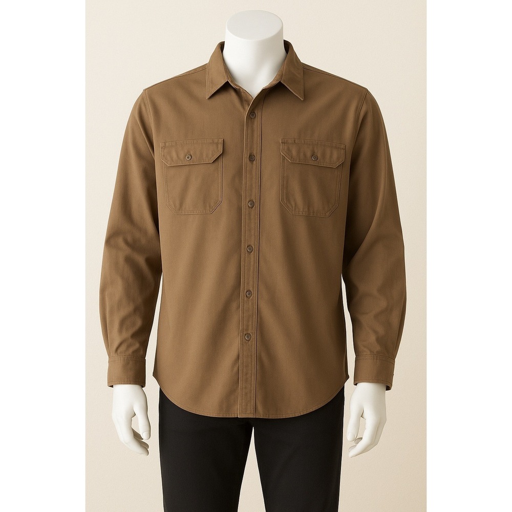 Wrangler Shirt Men 2XL Flex For Comfort Button Up Long Sleeve Travel Casual
